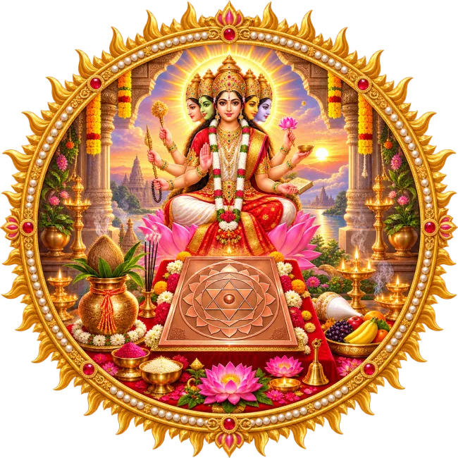 Gayatri Yantra Puja Vidhi Logo