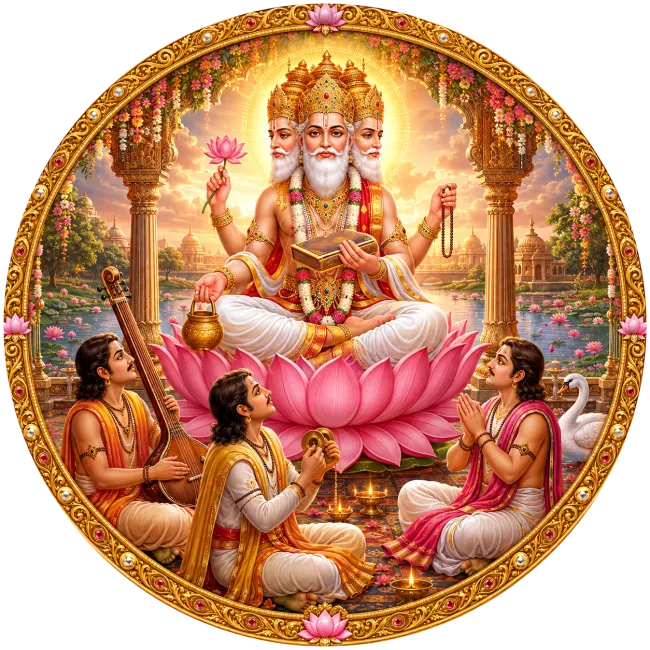 Brahma Ji Stotra Logo