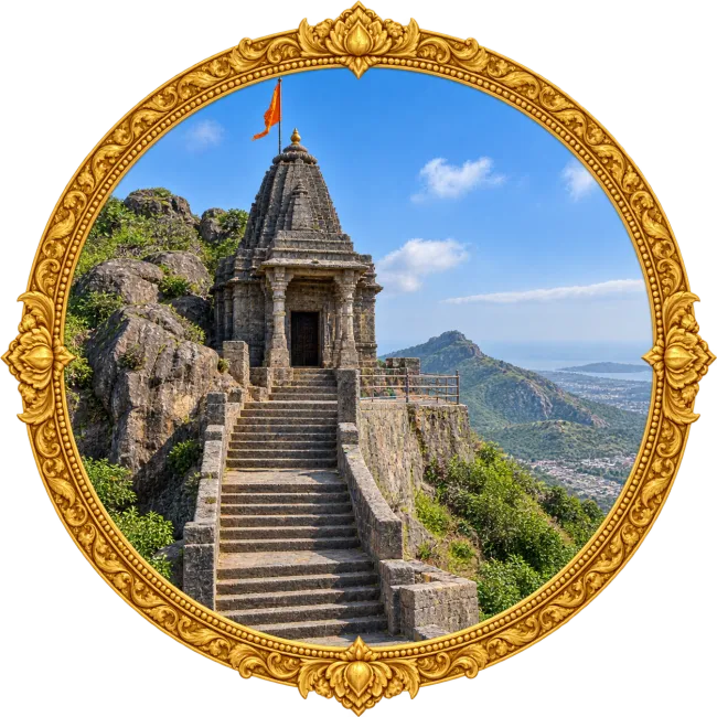 Hanuman Temple at Girnar Hills, Junagadh