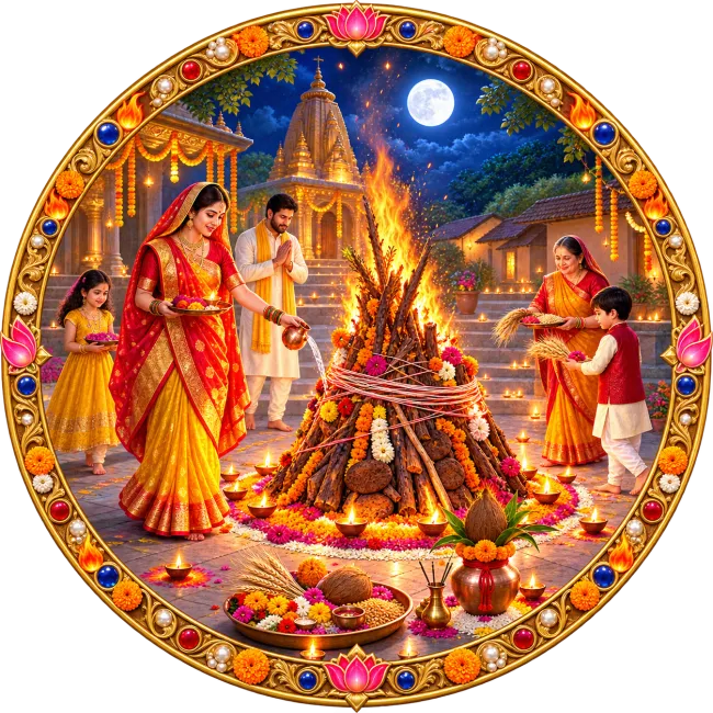 Holika Dahan Vidhi